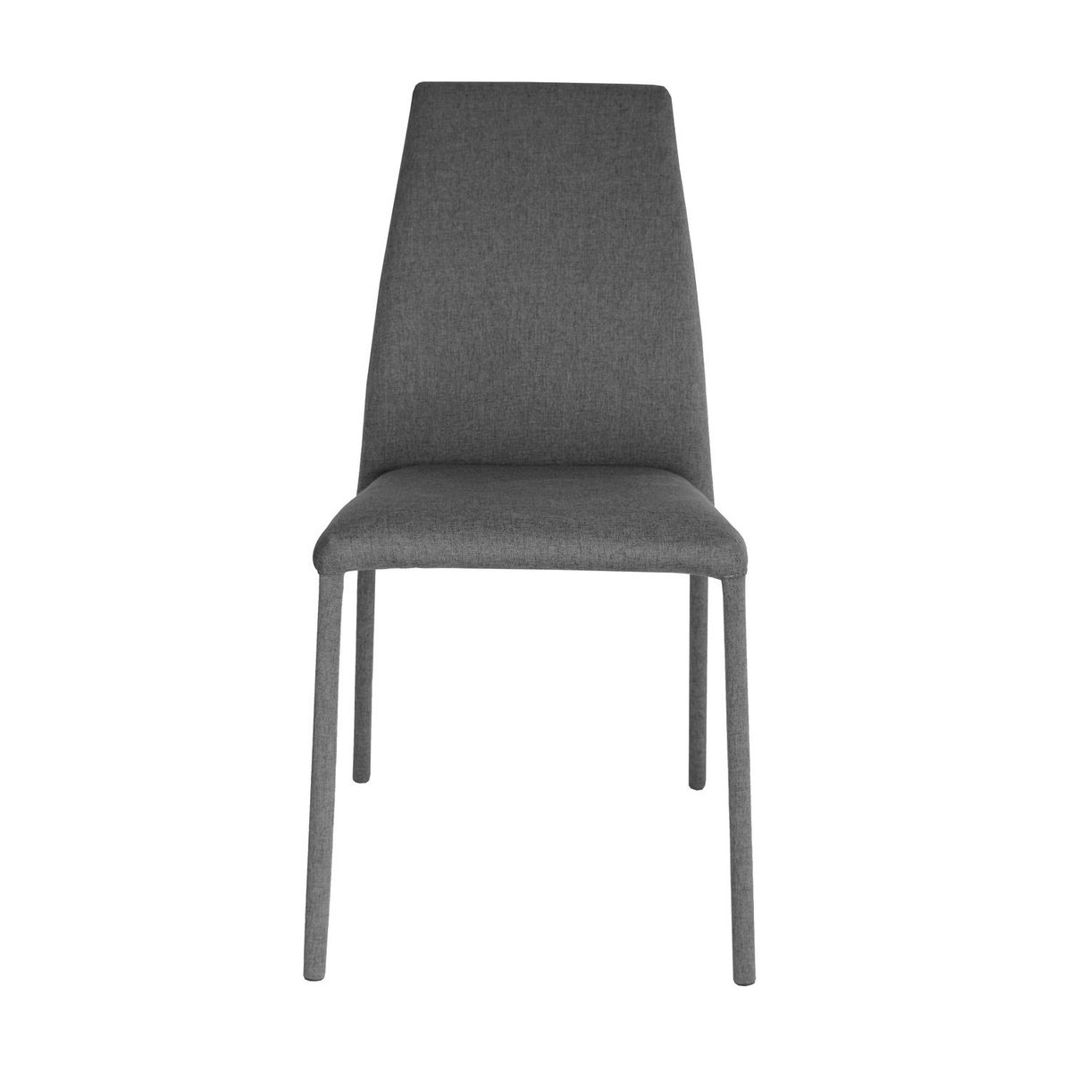 MICA - Silla de Comedor Moderna en Tela Gris (Incluye 1 Silla) Mica