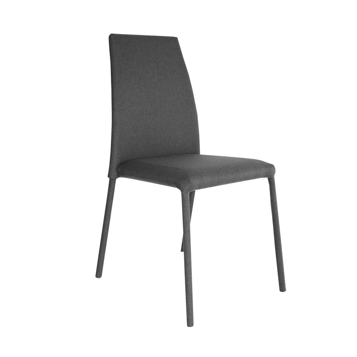 MICA - Silla de Comedor Moderna en Tela Gris (Incluye 1 Silla) Mica