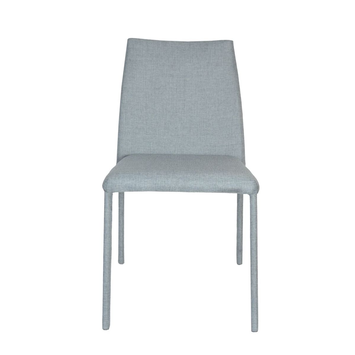 MICA - Silla de Comedor Moderna en Tela Gris (Incluye 1 Silla) Mica
