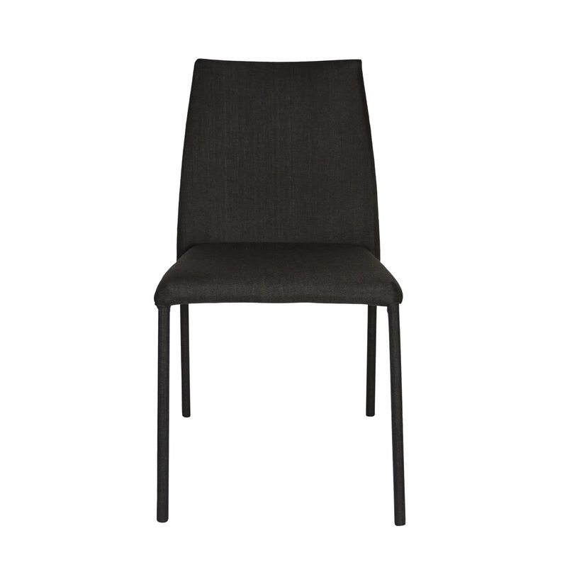 MICA - Silla de Comedor Moderna en Tela Gris (Incluye 1 Silla) Mica
