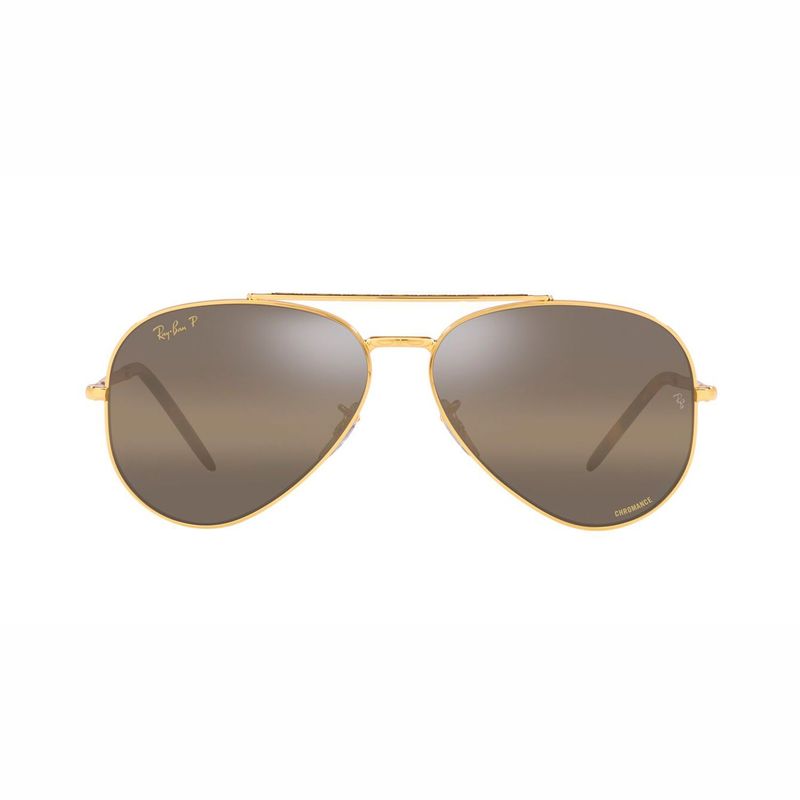 RAY BAN - Gafas de sol Ray Ban RB3625 Unisex Marco Legend Gold Lente Polar Clear Gradient Dark Brow