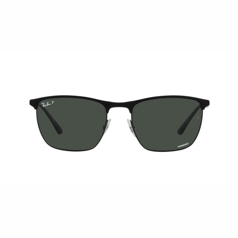 RAY BAN - Gafas de sol Ray Ban RB3686 Unisex Marco Matte Black On Black Lente Polar Dark Grey