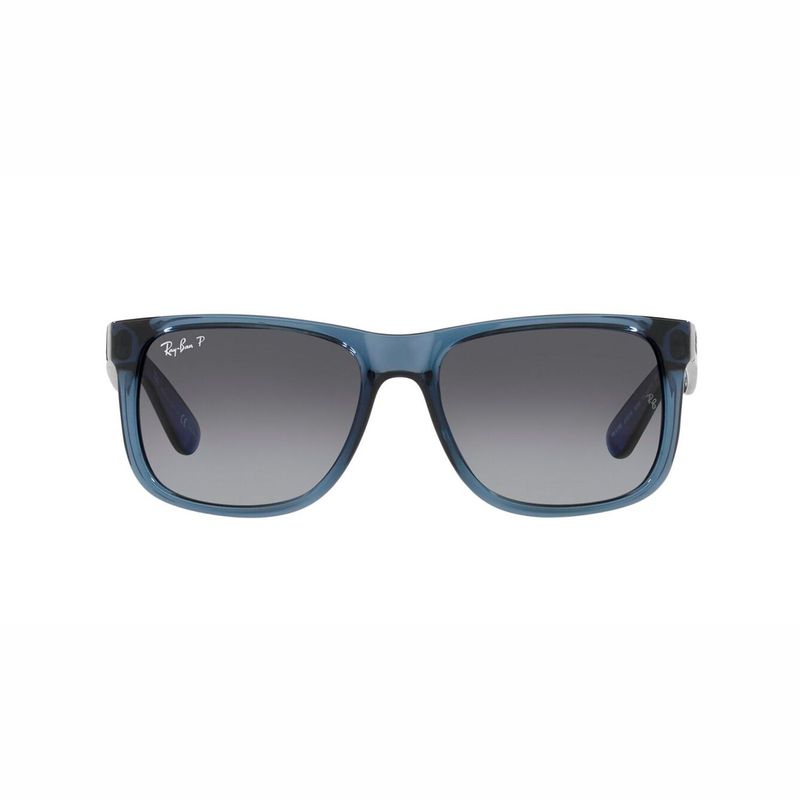 RAY BAN - Gafas de sol Ray Ban RB4165 para Hombre Marco Transparent Blue Lente Grey Gradient Polar