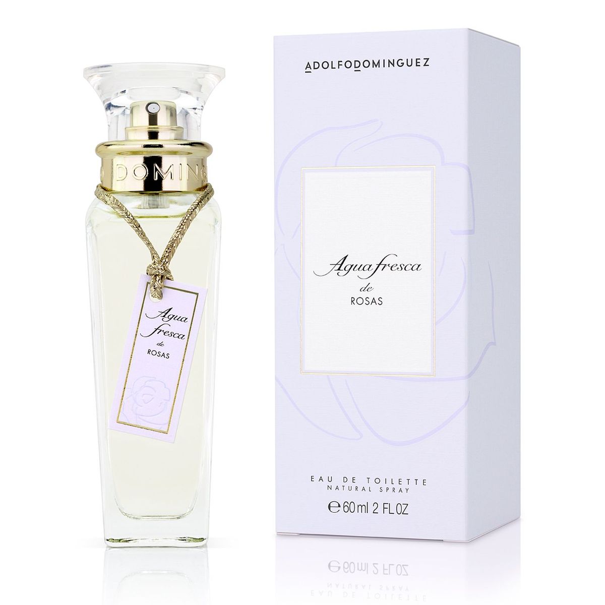 ADOLFO DOMINGUEZ - Perfume Mujer Adolfo Domínguez Aguas Frescas de Rosas 60 ml EDT