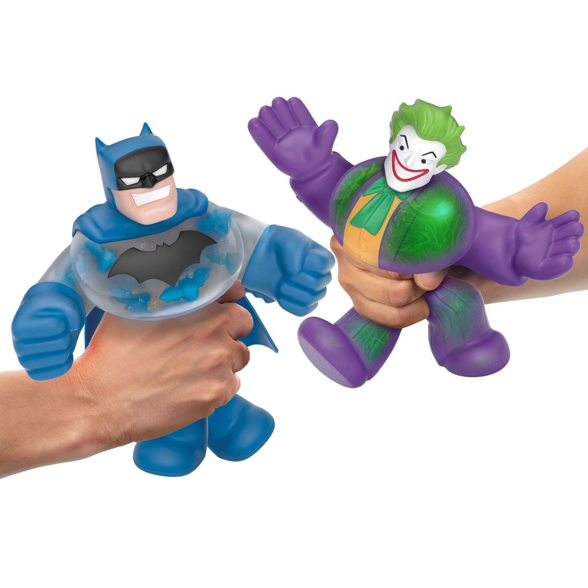 GOO JIT ZU - Juguete didáctico Goo Jit Zu Dc Héroes Batman Vs Joker