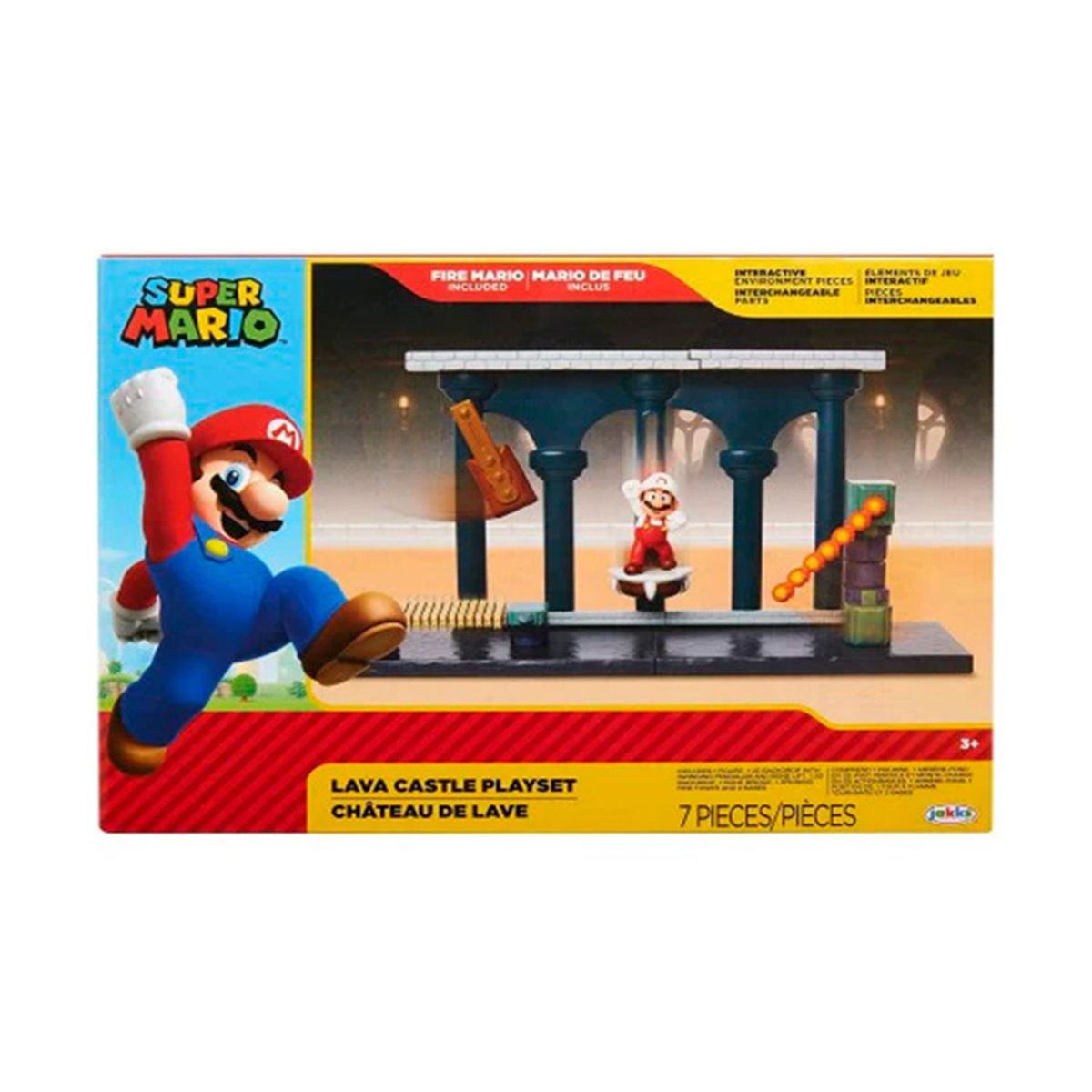 NINTENDO - Nintendo Super Mario Set De Juego Castillo De Lava