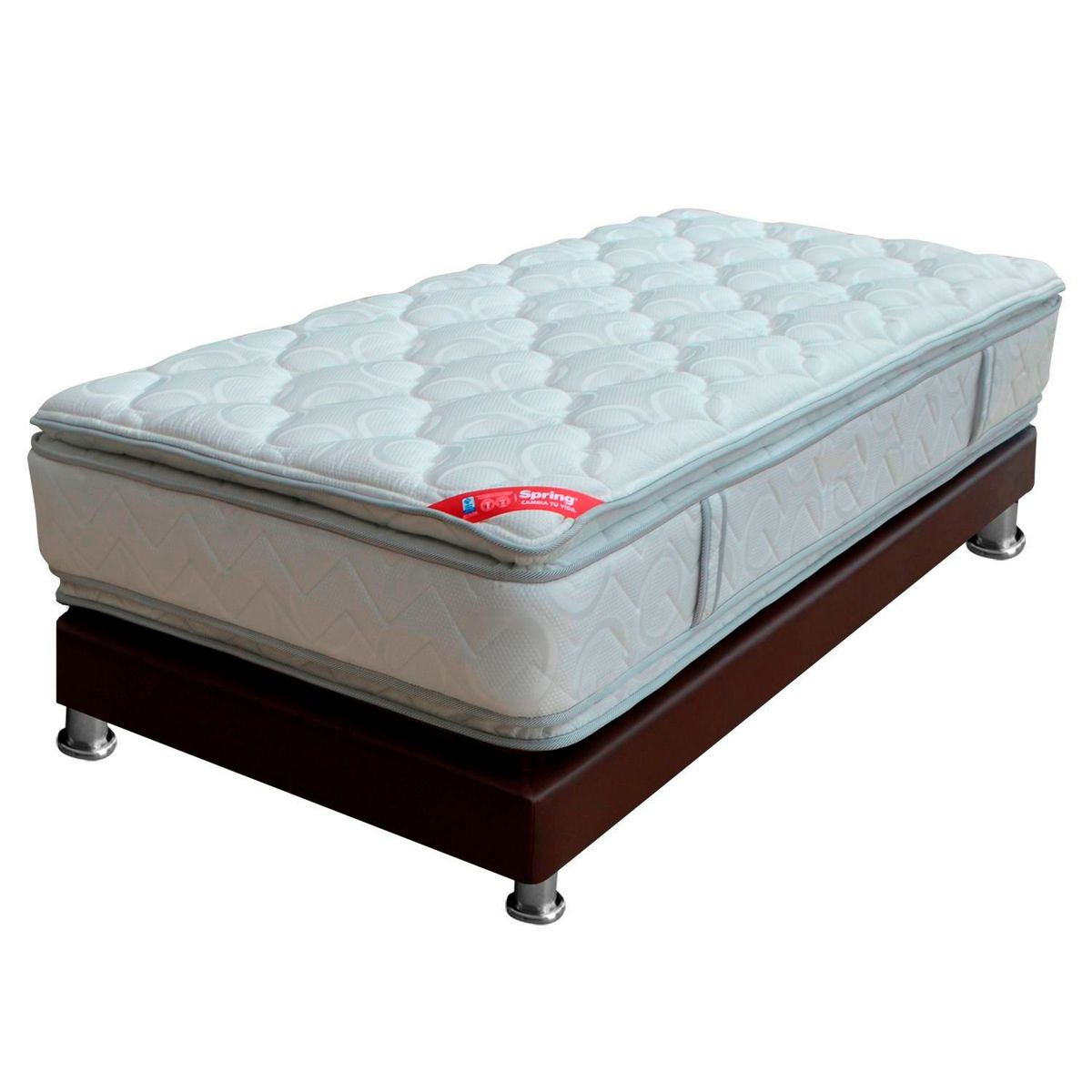 COLCHONES SPRING - Colchón con Base Cama Sencillo Vital Td5 100 x 190 cm Colchones Spring