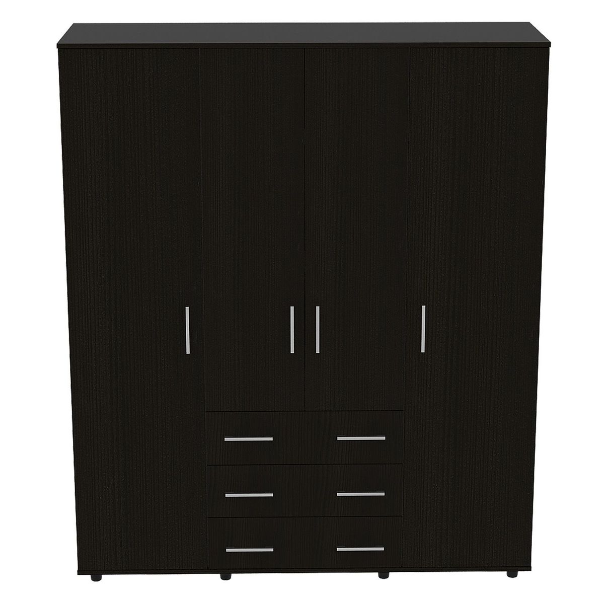 RTA DESIGN - Closet Moderno en Madera 4 Puertas 3 Cajones 179 x 150 x 49 cm RTA Design  - Mueble