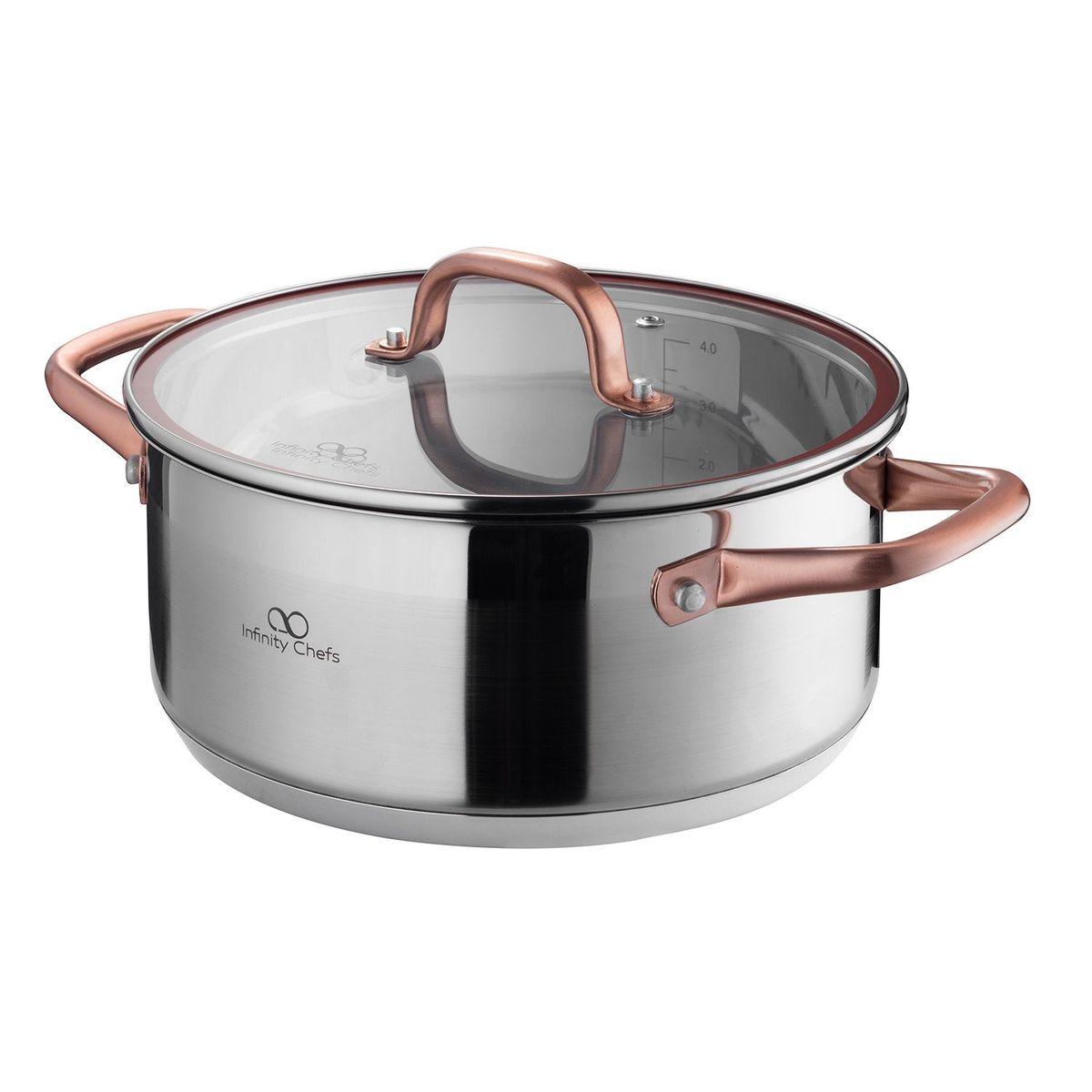 BERGNER - Olla Bergner Acero Inoxidable 2.3 lt