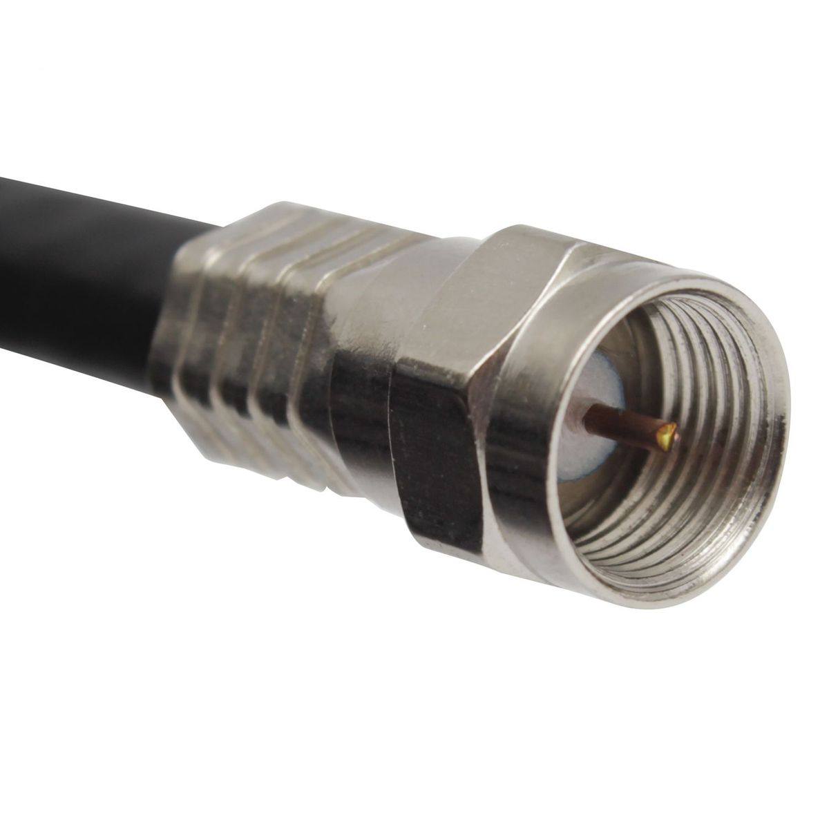 BESTCOM - Cable Coaxial RG-6 al 90 15 Mt Negro 