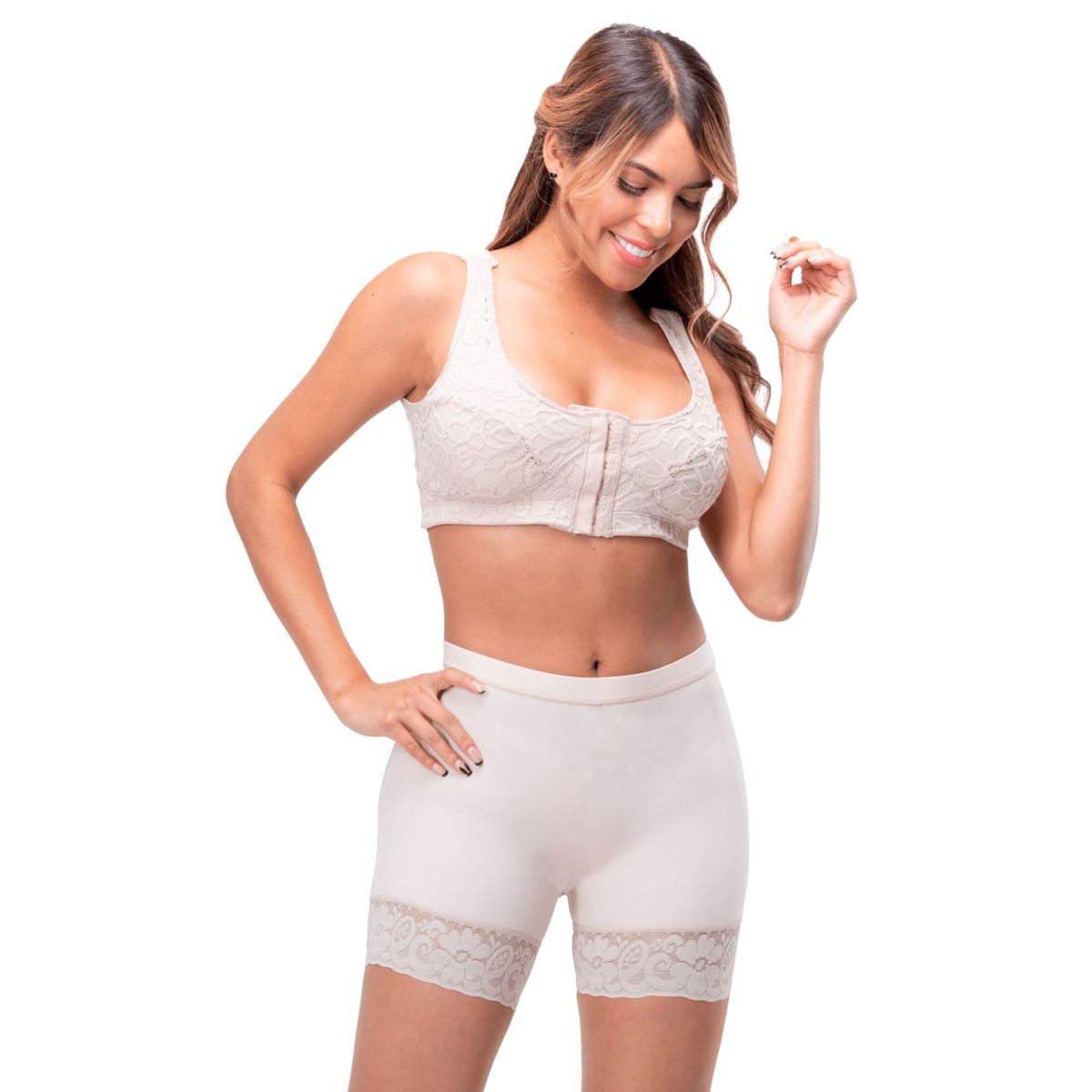 FAJAS CANELA BY ELVIRA BURGOS - Faja pantalón para Mujer Medio Canela By Elvira Burgos