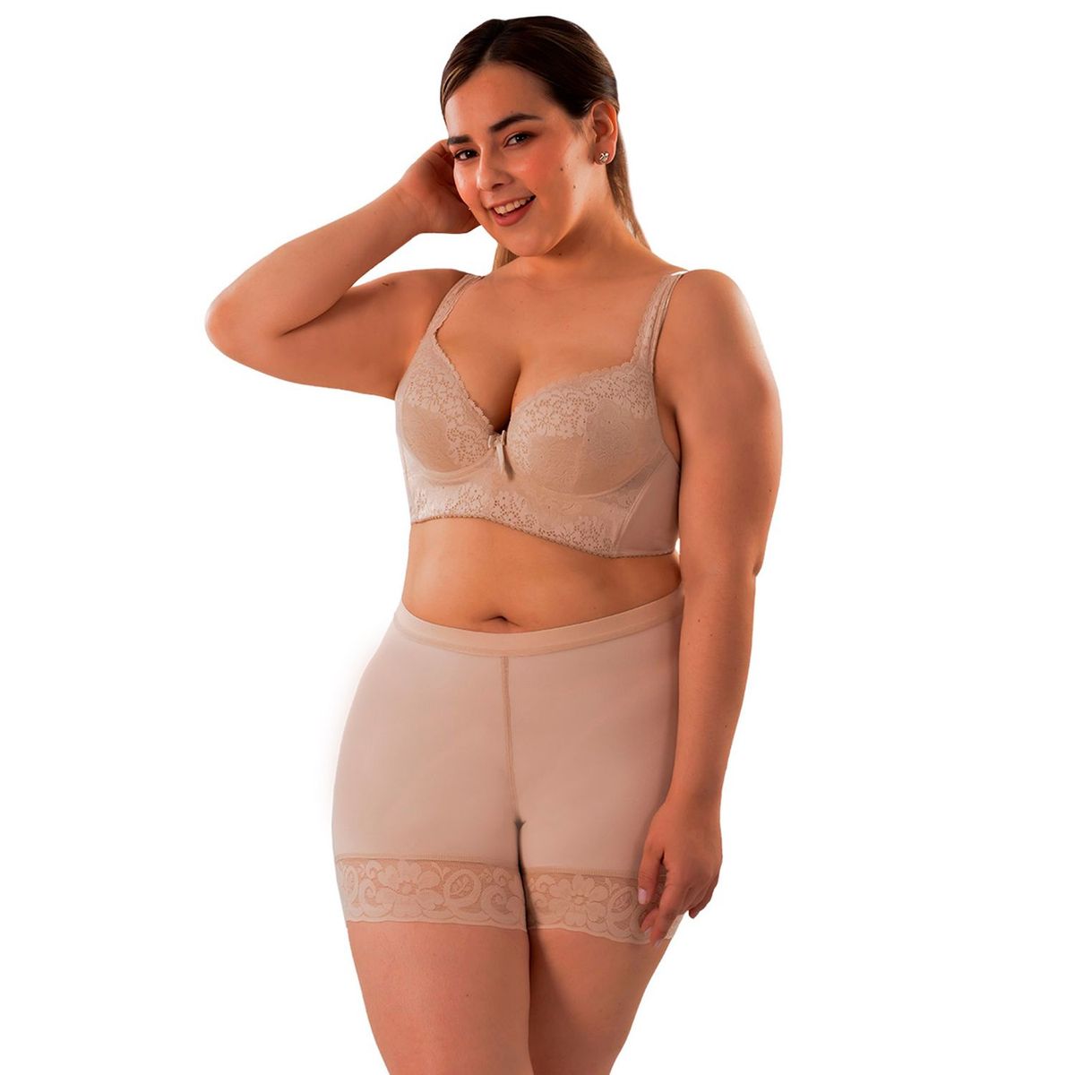 FAJAS CANELA BY ELVIRA BURGOS - Faja pantalón para Mujer Medio Canela By Elvira Burgos