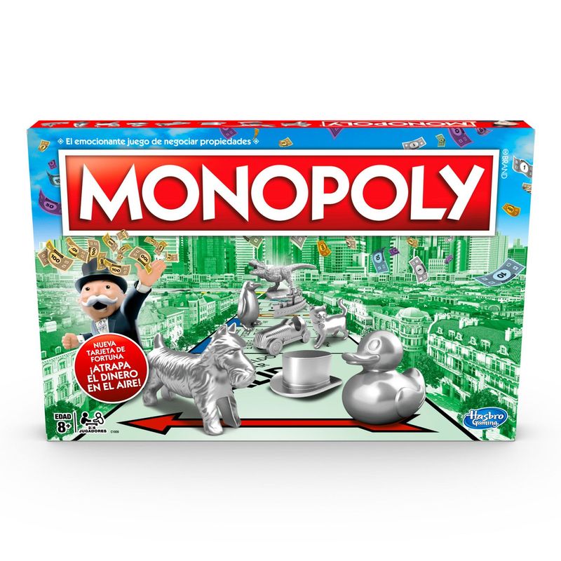 HASBRO - Juego de mesa Monopoly Clásico