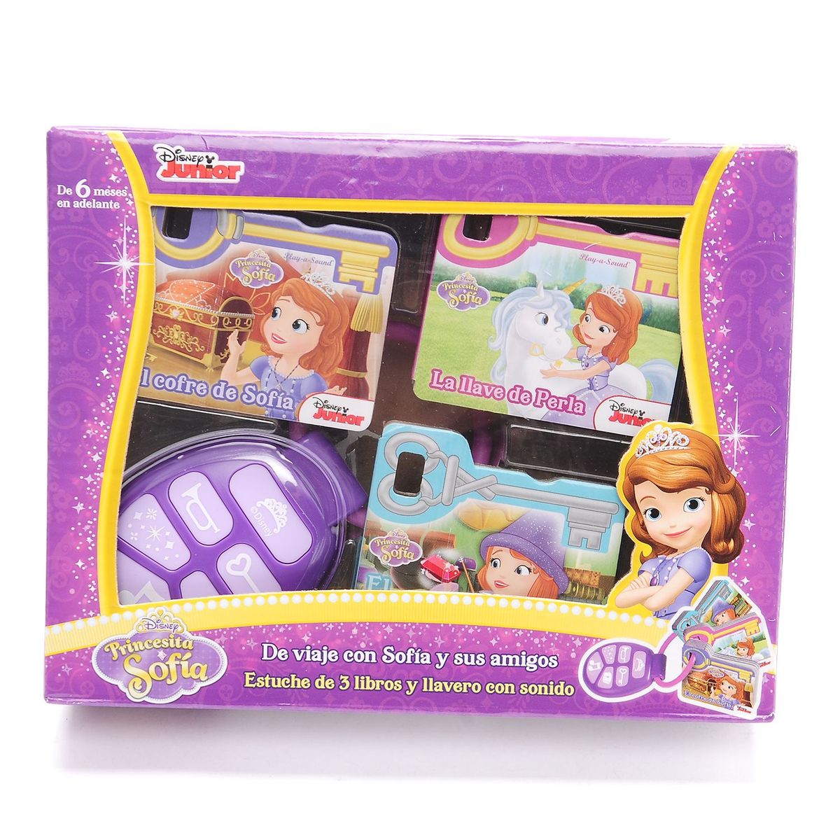 CIRCULO DE LECTORES - Princesita Sofía - Llavero Con Sonidos - Disney