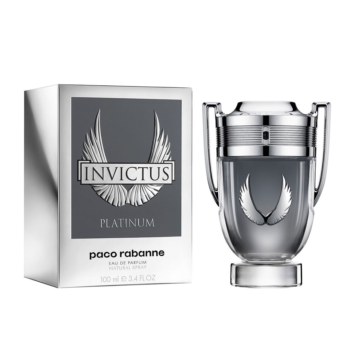RABANNE - Perfume Hombre Rabanne Invictus Platinum 100 ml Eau de parfum 