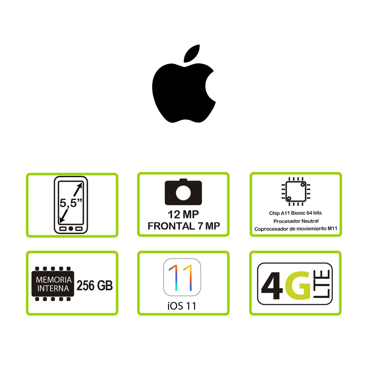 APPLE - iPhone 8 Plus 256GB