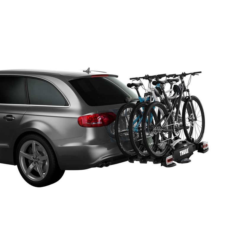 THULE - Portabicicletas de tiro con plataforma para 3 bicicletas Thule Velocompact 
