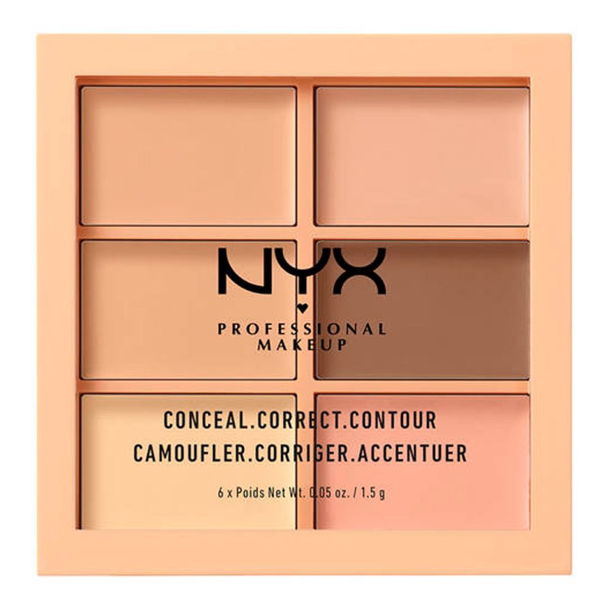 NYX PROFESSIONAL MAKEUP - Paleta Conceal, Correct, Contour