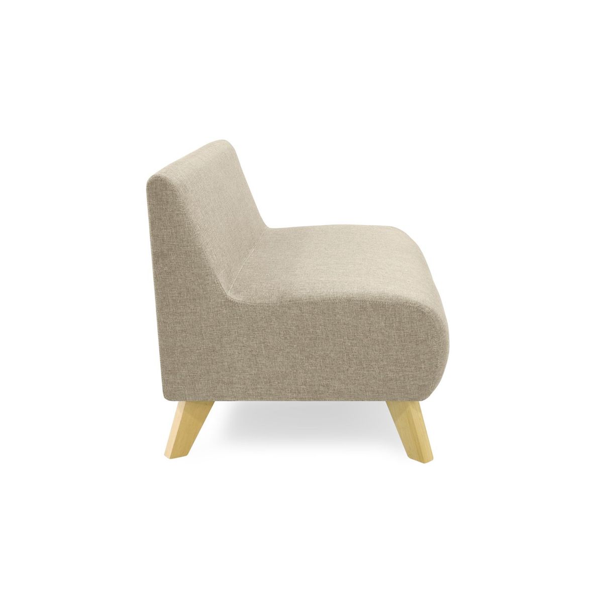 MICA - Sofá Moderno en Poliéster 2 Puestos Taniz Nova 100 x 70 x 65 cm Mica