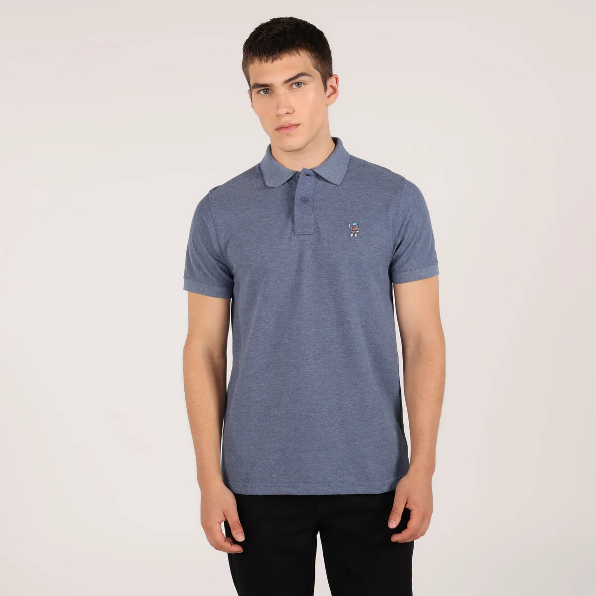 BEARCLIFF - Camiseta polo Hombre Manga corta de Algodón Bearcliff