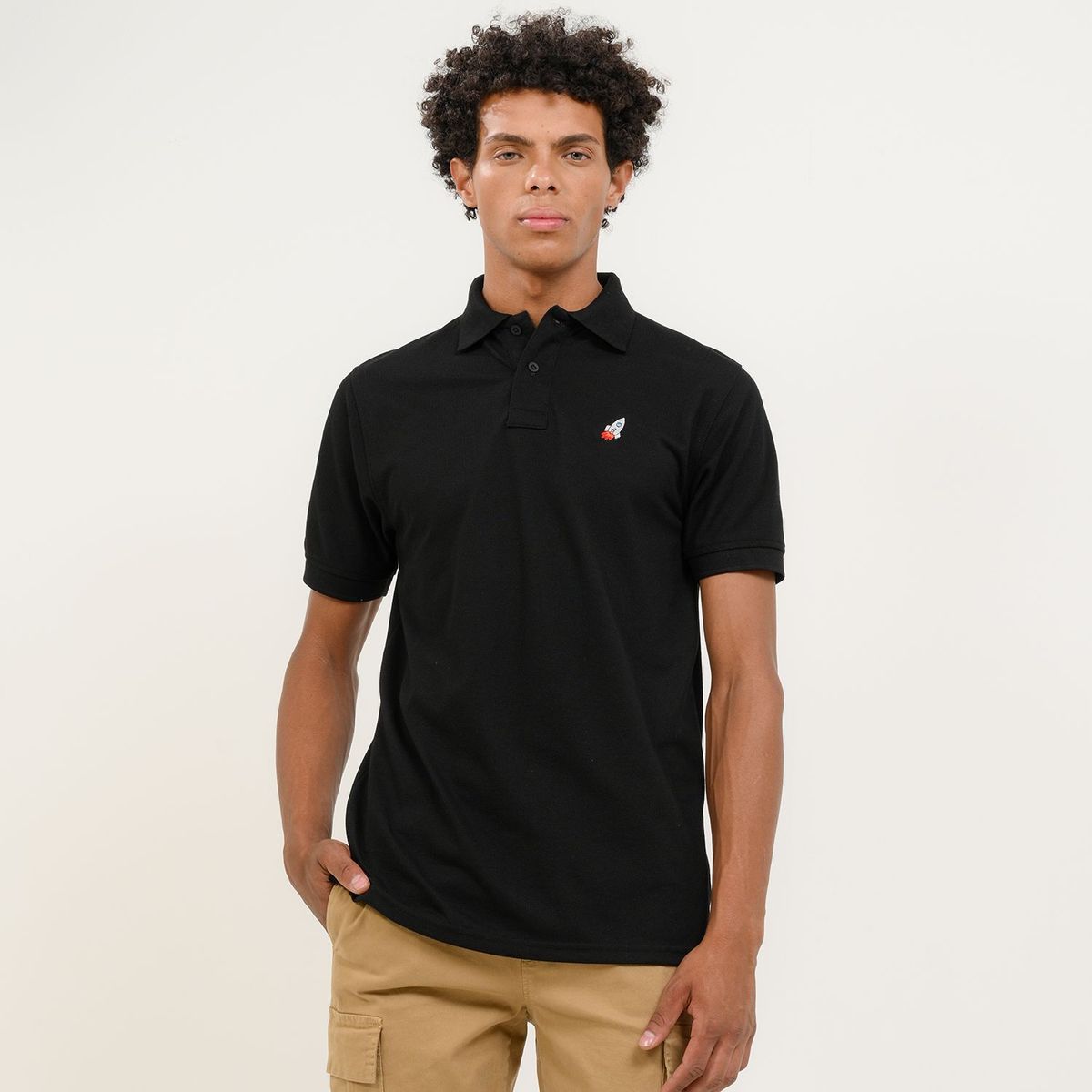 BEARCLIFF - Camiseta polo Hombre Manga corta de Algodón Bearcliff