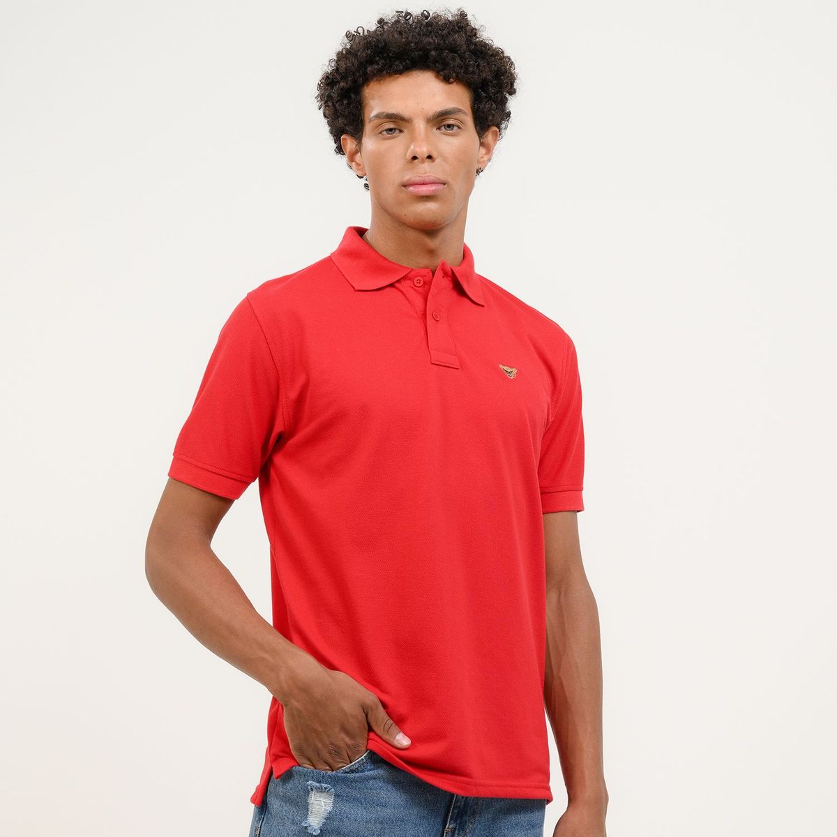 BEARCLIFF - Camiseta polo Hombre Manga corta de Algodón Bearcliff