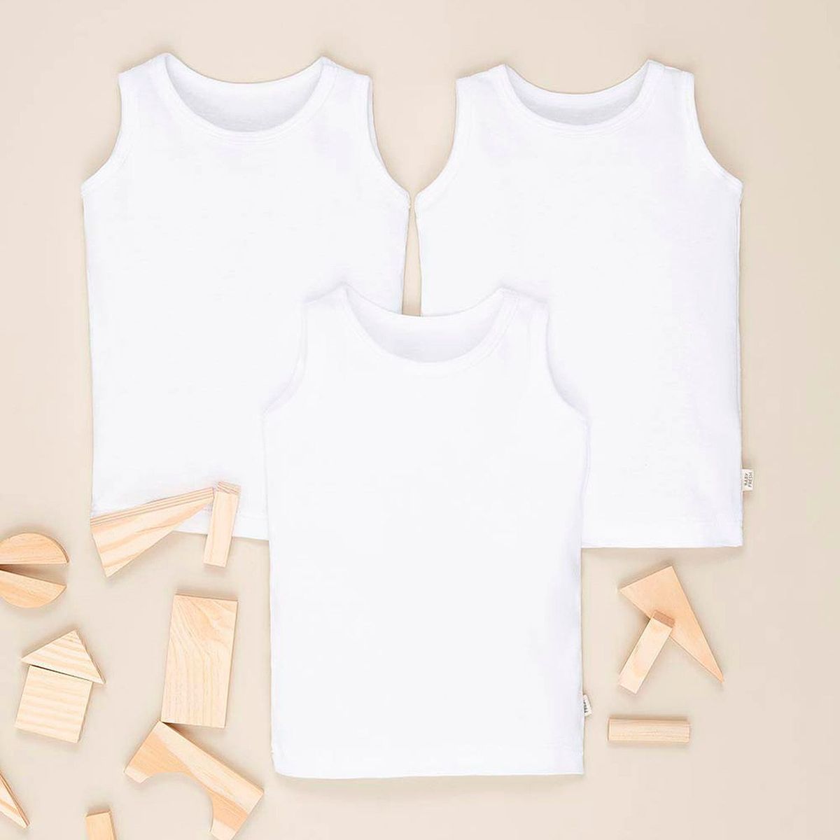 BABY FRESH - Camisetas de ropa interior Unisex Pack de 3 Baby Fresh