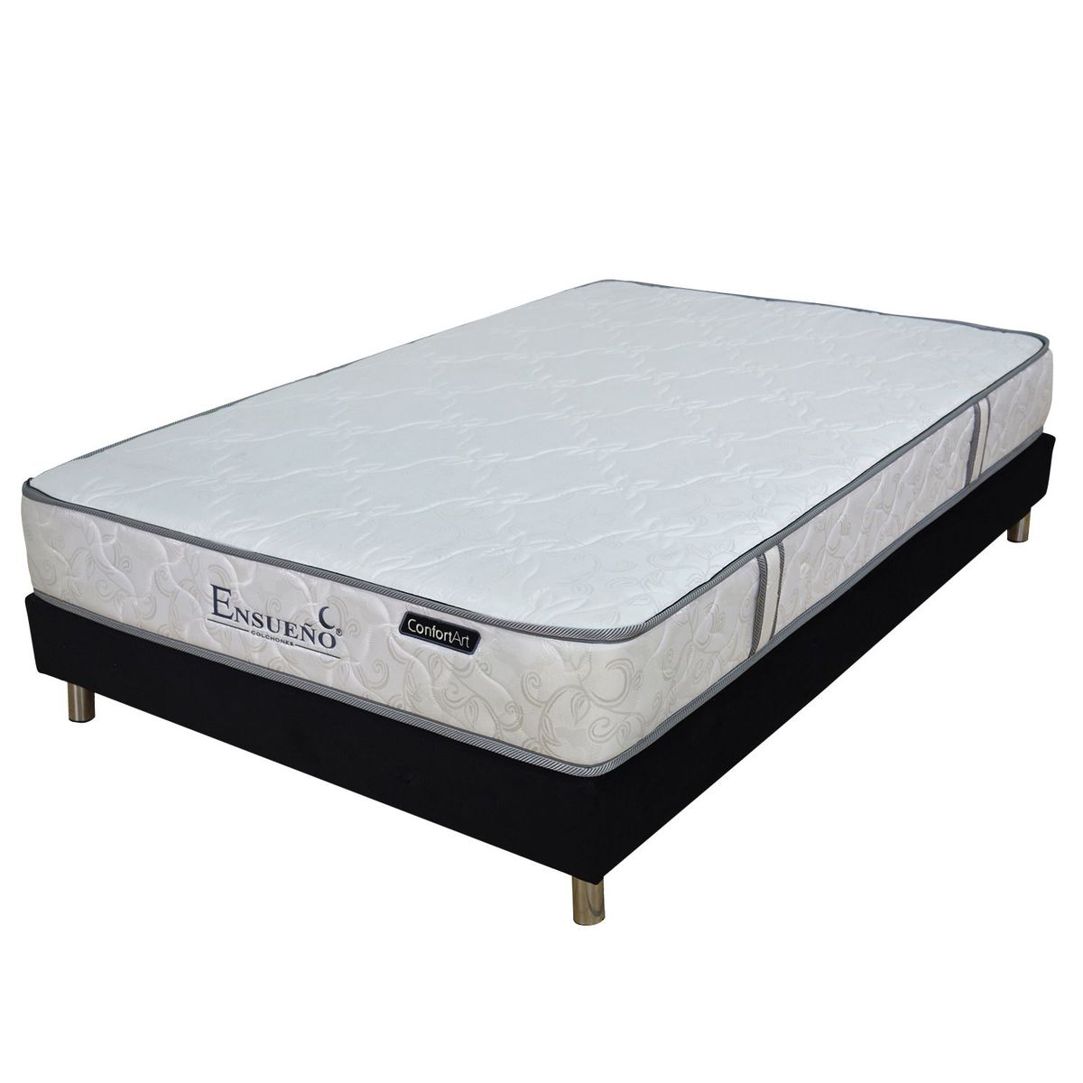 ENSUEÑO HOGAR - Colchón con base Sencillo Perfect Rest Suave