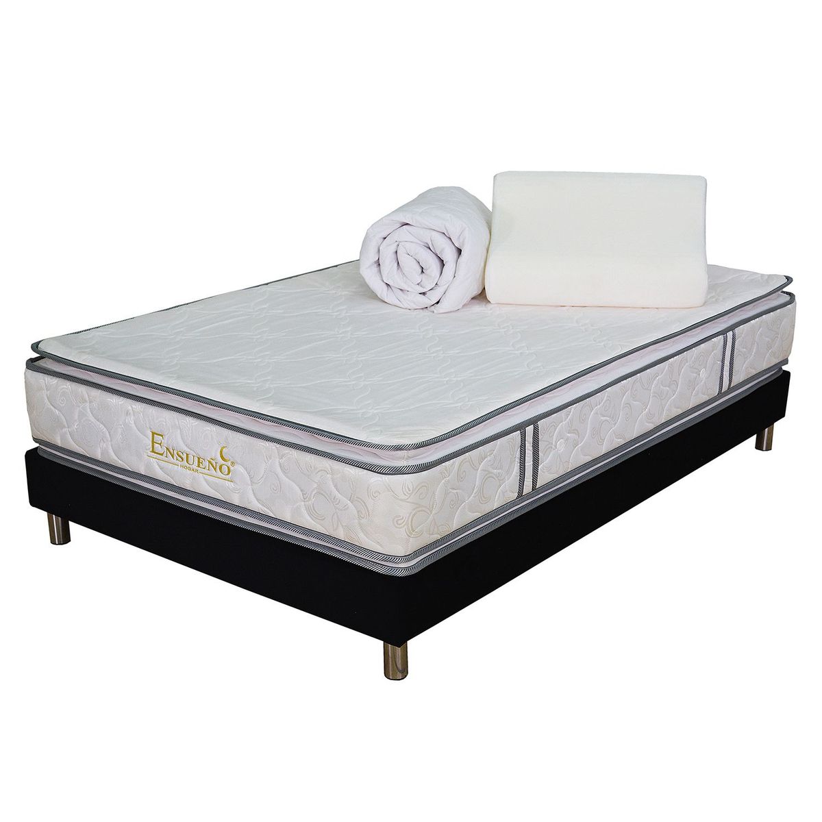 ENSUEÑO HOGAR - Colchón con base Sencillo Medical Intermedio