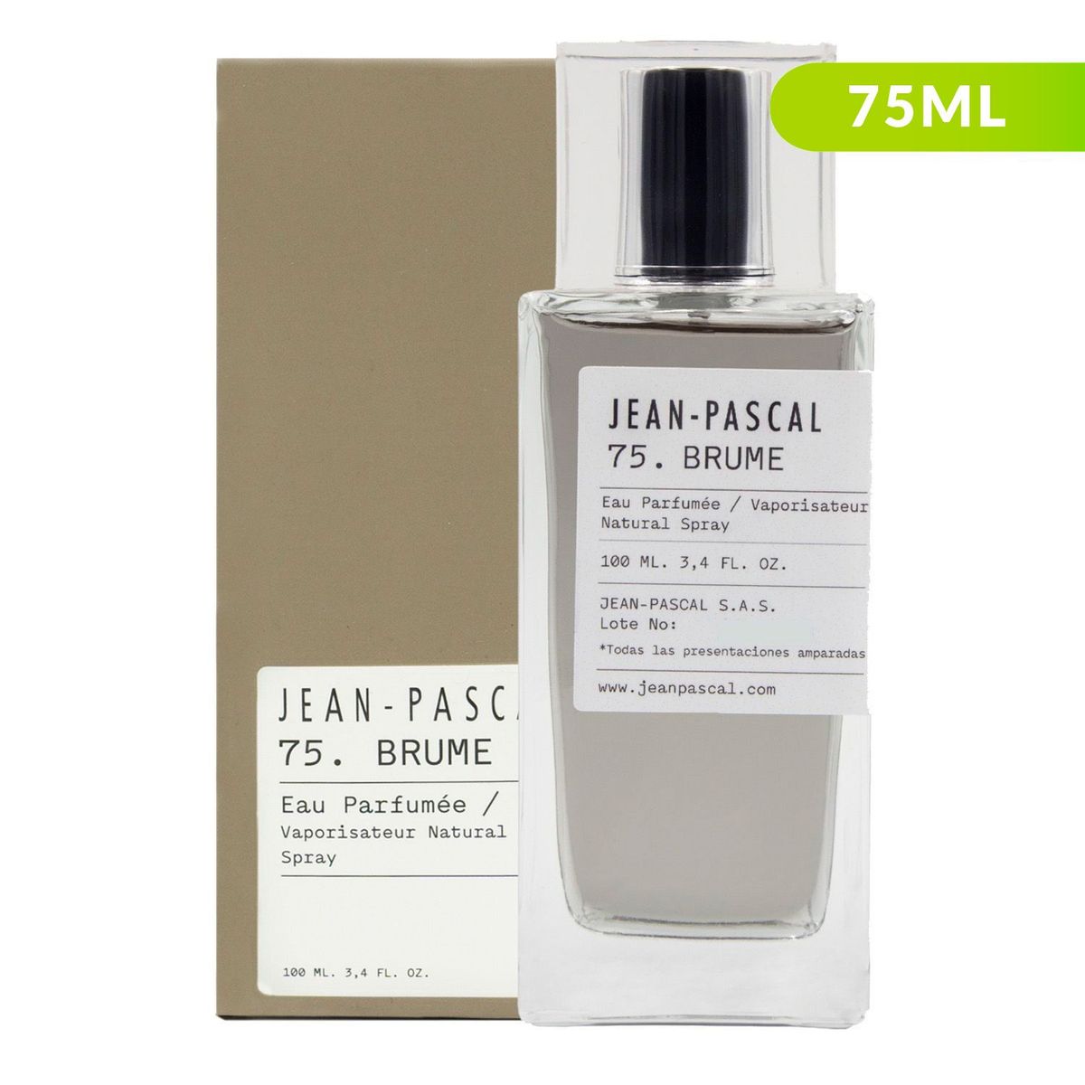 JEAN PASCAL -  Perfume Brume 75 Eau Parfumé 3.4 Onz