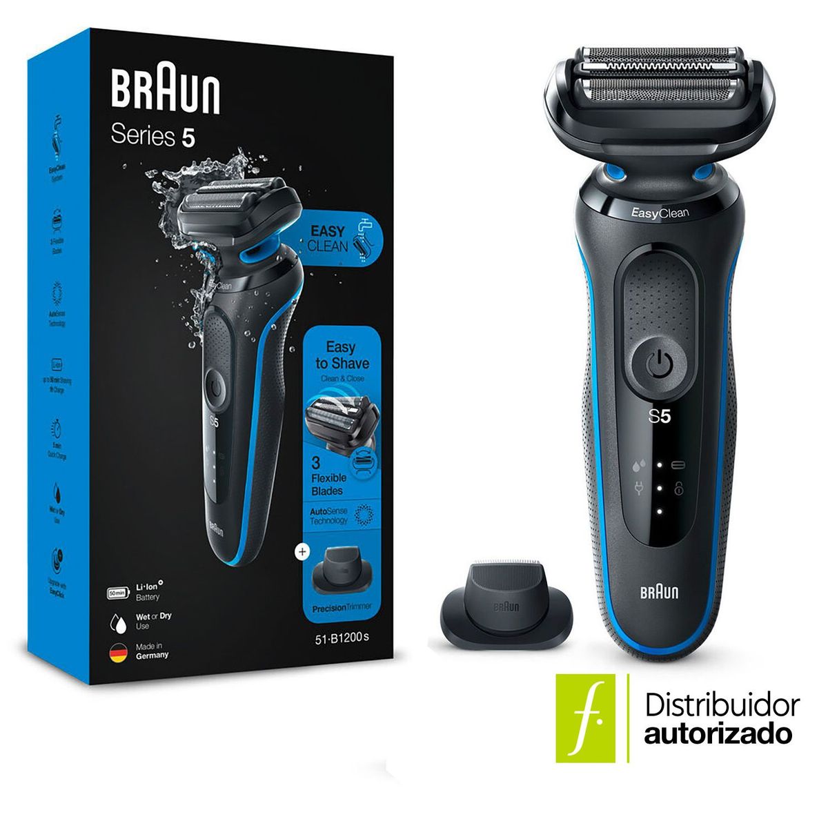 BRAUN - Braun Series 5, Afeitadora Eléctrica Hombre, 5018s, para barba