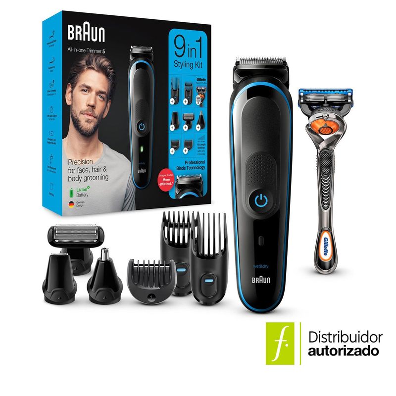 BRAUN - Braun Todo En Uno, Afeitadora y Recortadora 9 en 1, MGK5280