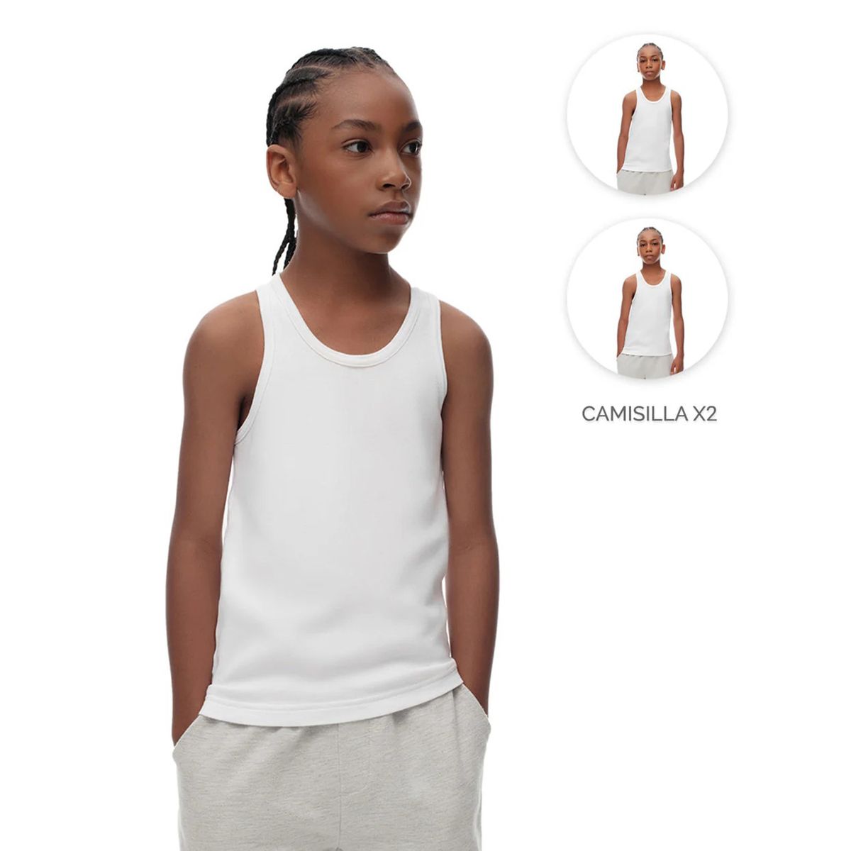 GEF - Esqueletos para Niño Pack de 2 unidades de Algodón Gef