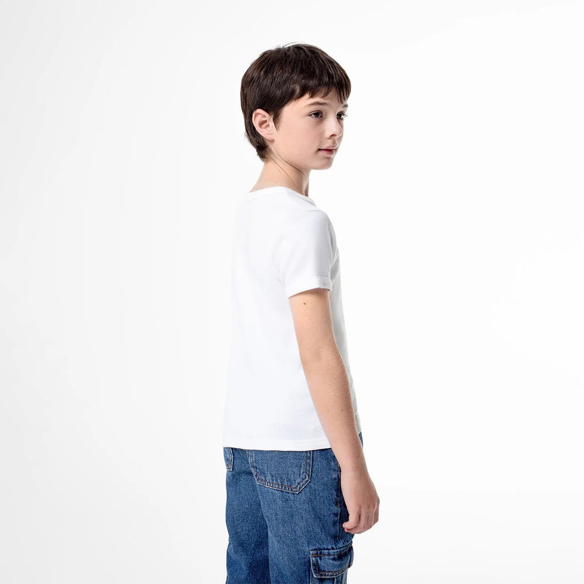 GEF - Camisetas para Niño Pack de 2 unidades Manga corta de Algodón Gef