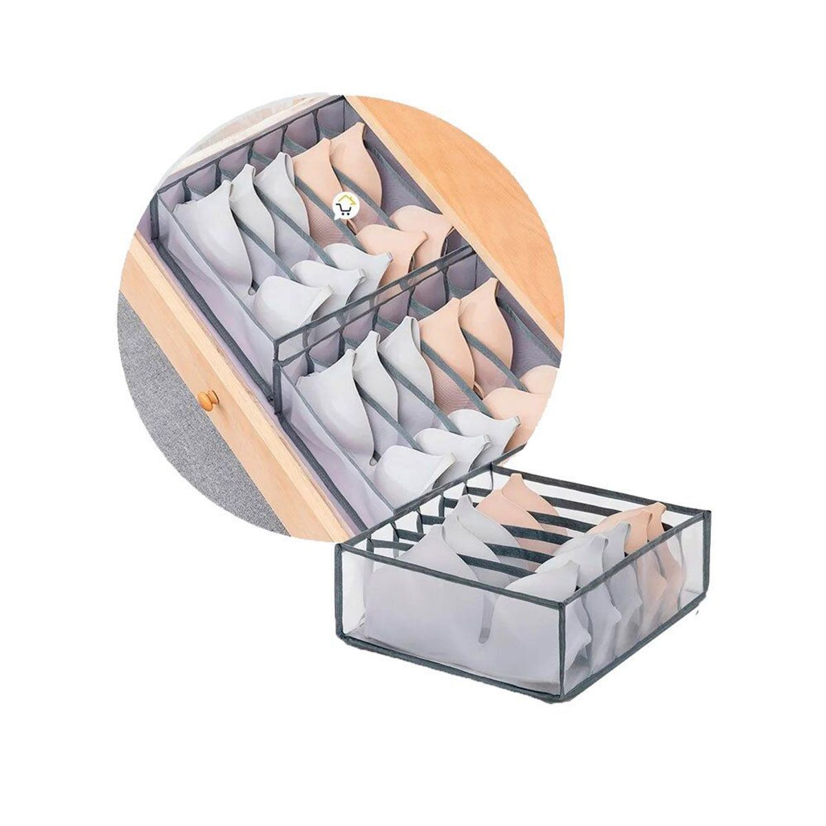 DANKI - Organizador Brasieres Ropa Interior Cajón Divisor