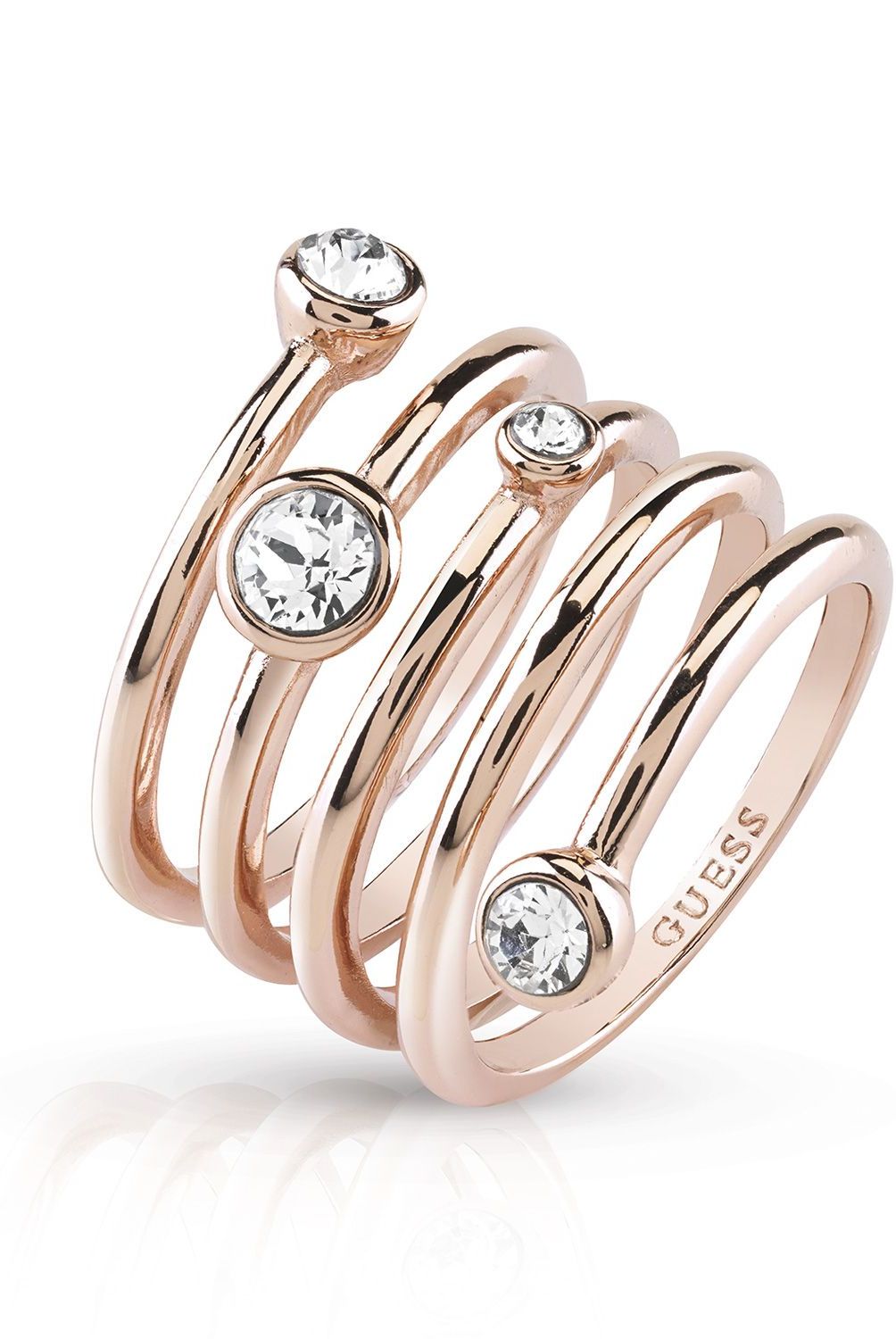 GUESS - Anillo Guess Crystal Beauty UBR84057-54