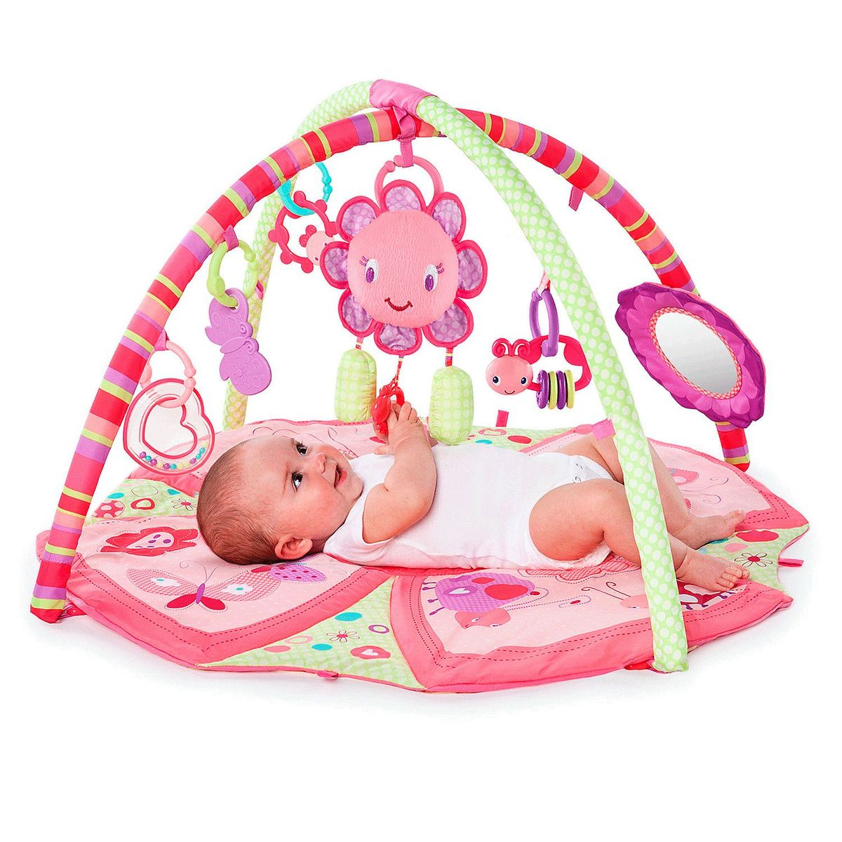 BRIGHT STARTS - Gimnasio rosado para niña