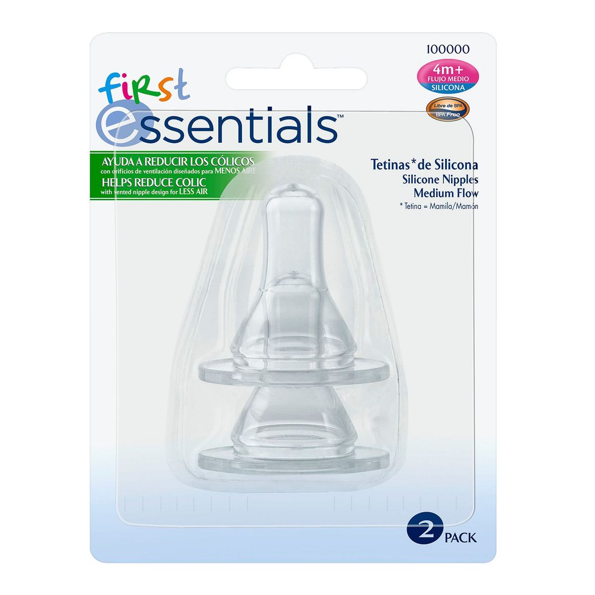 GERBER - Tetina de Silicona Flujo Medio