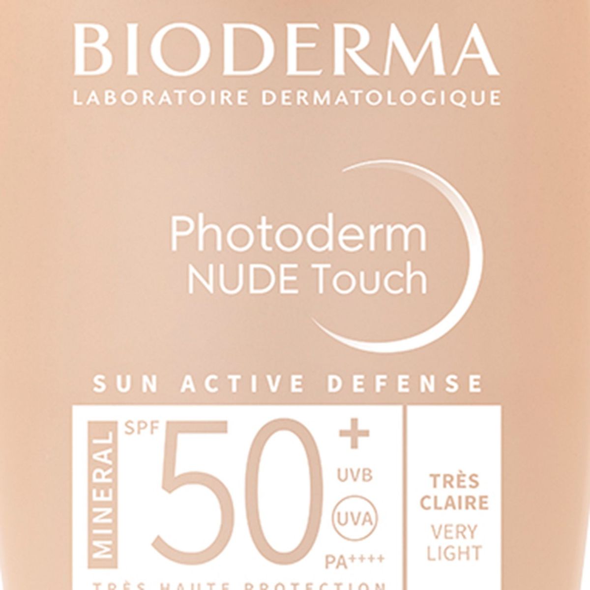 BIODERMA - Protector Solar Bioderma Photoderm Nude Touch Natural SPF 50+ para piel mixta a grasa 40 ml