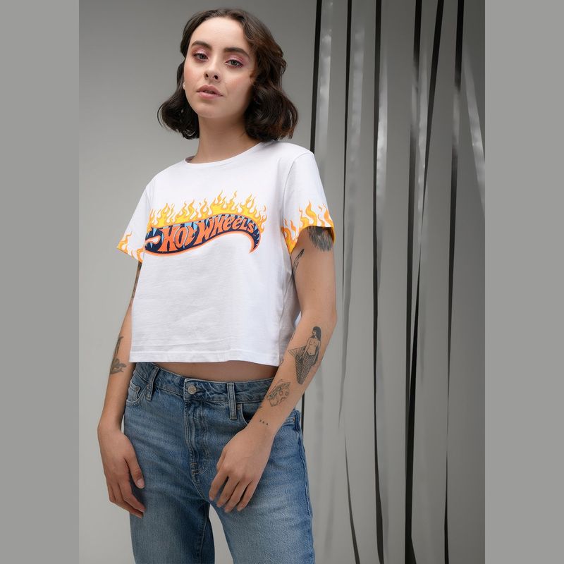 SYBILLA - Camiseta Mujer Manga corta Hot Wheels