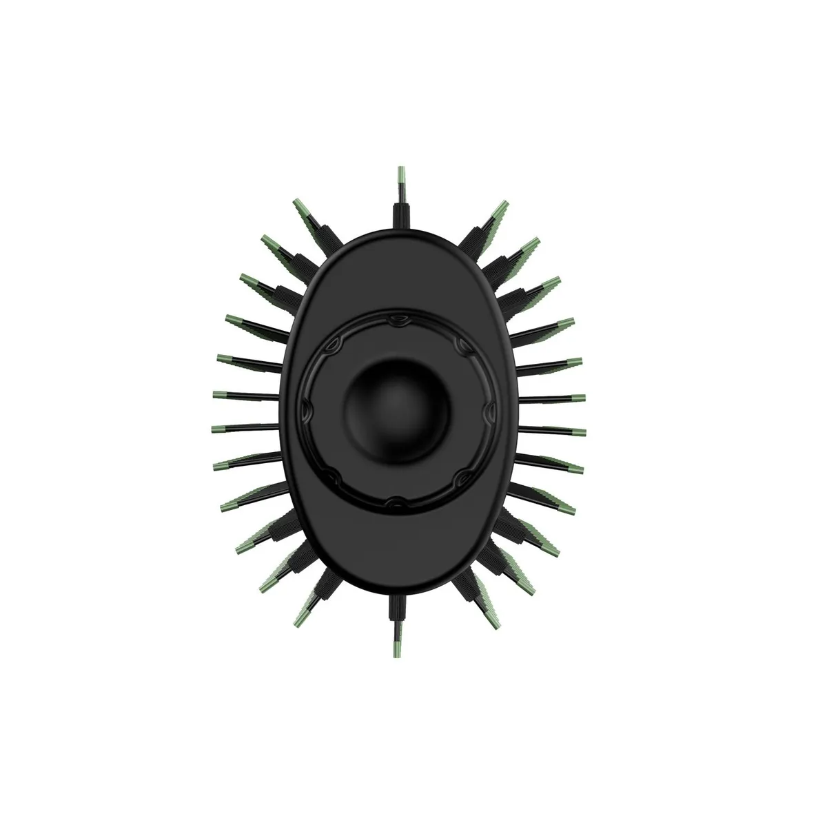 GAMA - Cepillo secador de cabello Gama Avocado Power 1300W, secador de pelo con aceite de aguacate y 3 temperaturas