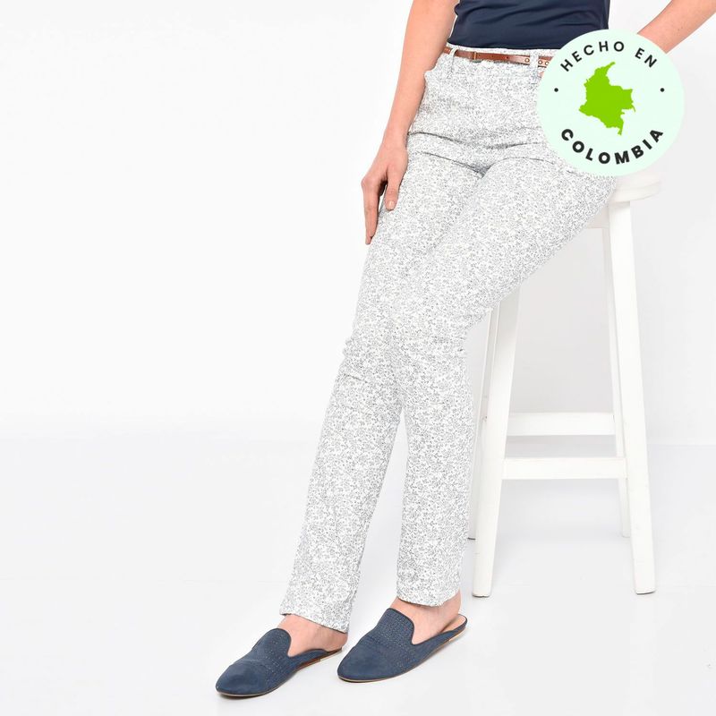 NEWPORT - Pantalón Skinny Mujer Tiro medio Newport