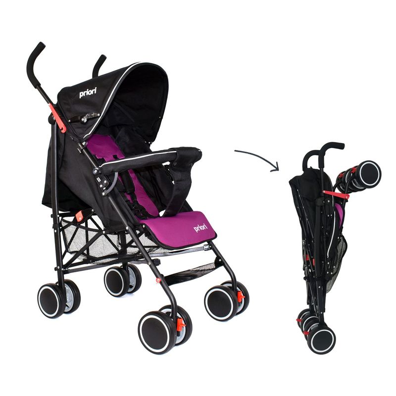 PRIORI - Coche Paseador Veneto Purpura