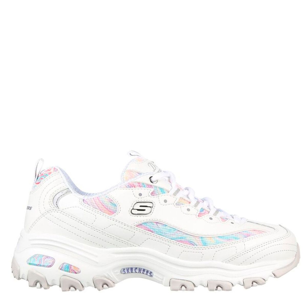 SKECHERS - Tenis Skechers Mujer - Zapatos Skechers Dama. Tenis cómodos blancos Skechers para mujer. Zapatillas moda  D'Lites - Whimsical Dreams