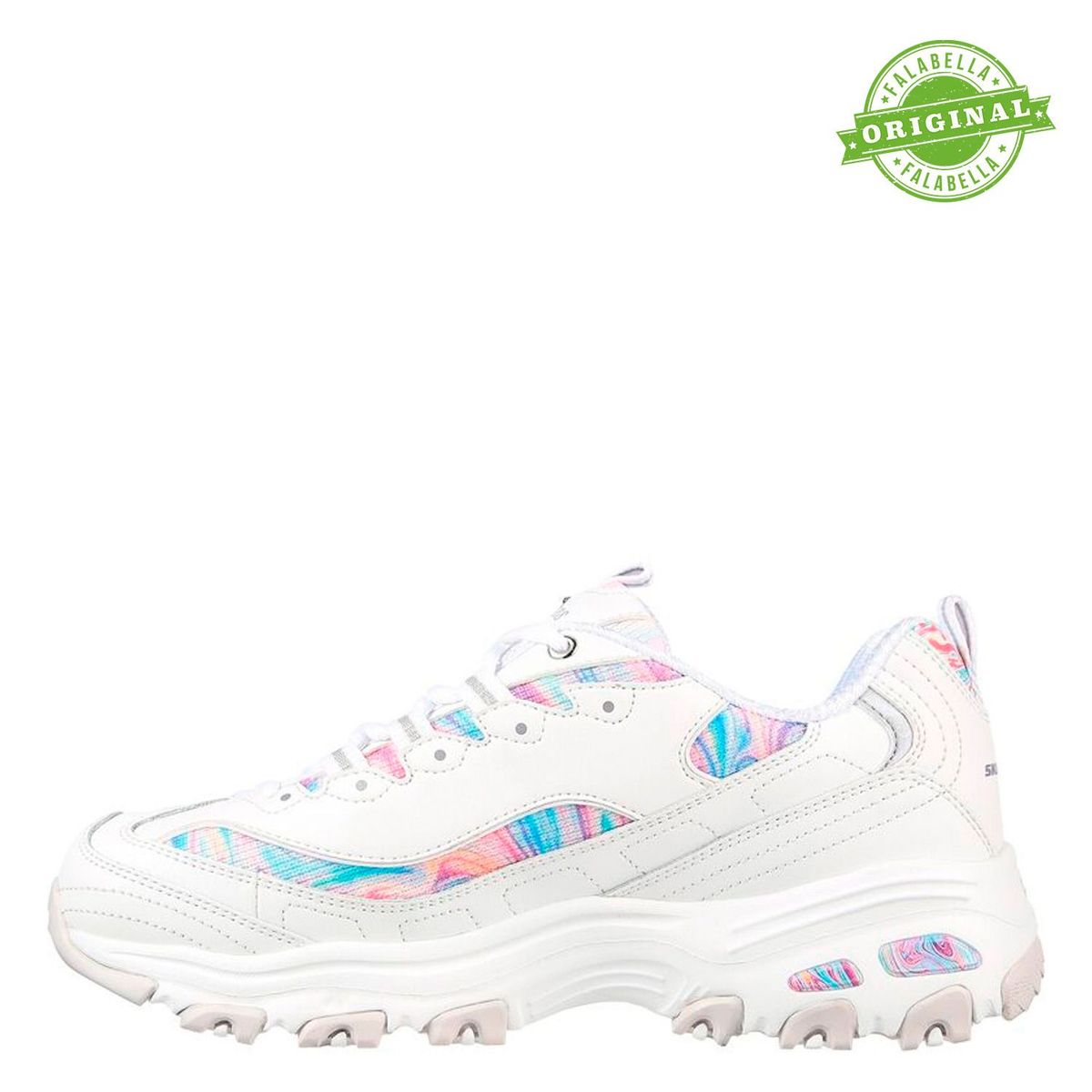 SKECHERS - Tenis Skechers Mujer - Zapatos Skechers Dama. Tenis cómodos blancos Skechers para mujer. Zapatillas moda  D'Lites - Whimsical Dreams