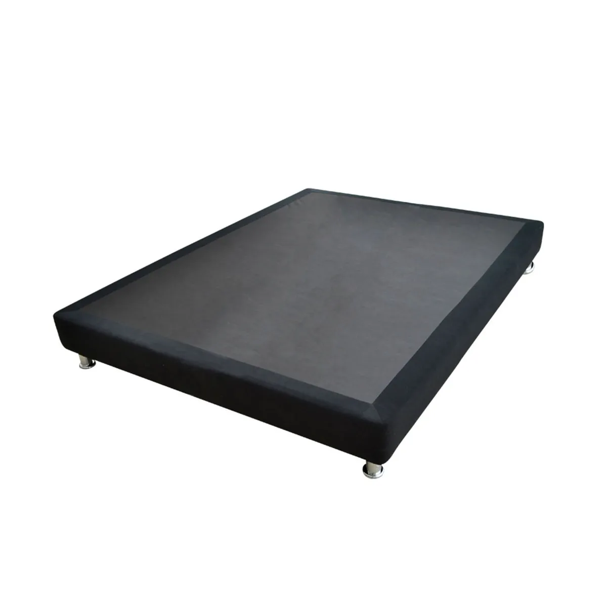 COLCHONES SPRING - Colchón Gardens + Base Cama Madison Doble Negra