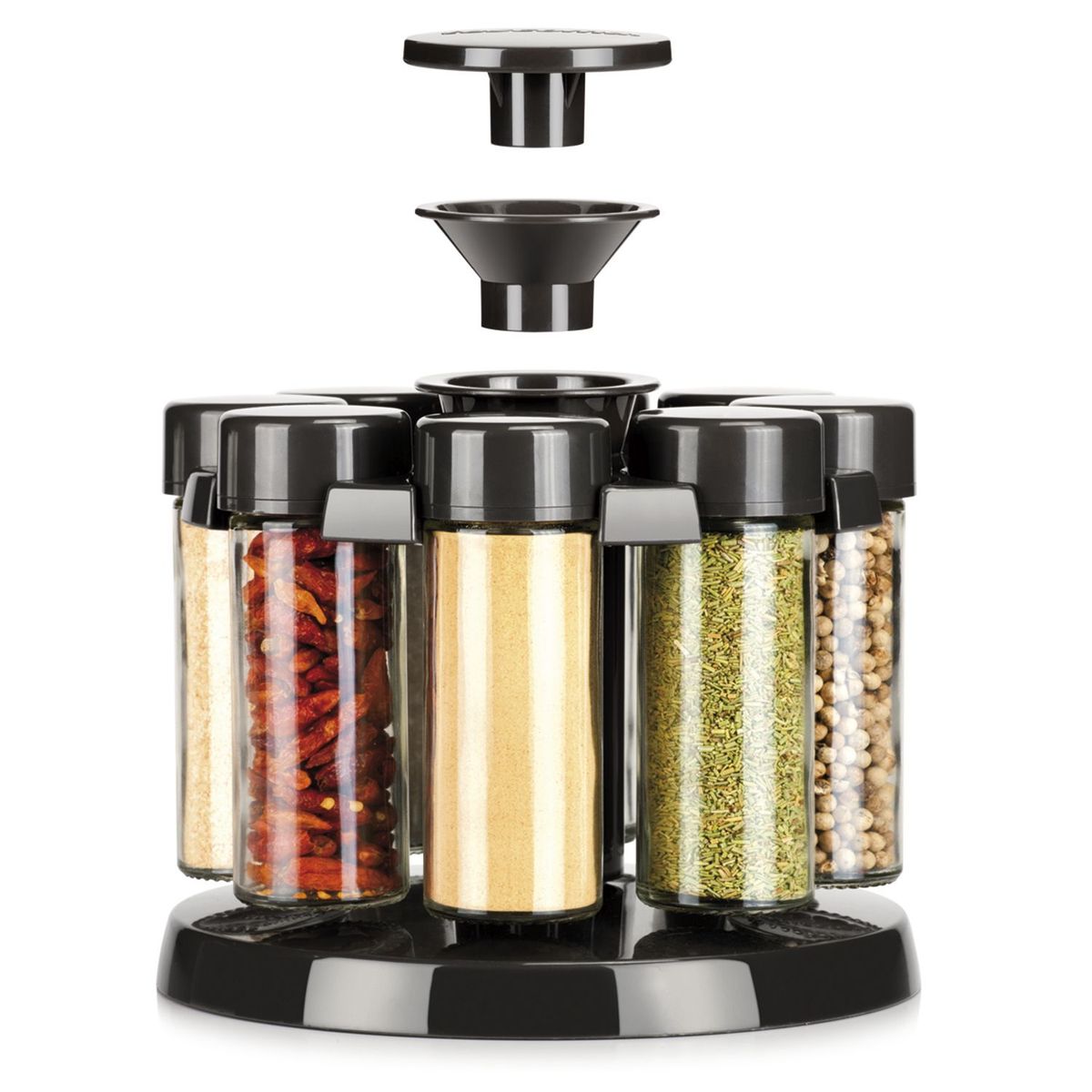 TESCOMA - Tarro Para Especias Rotatorio 8 Piezas