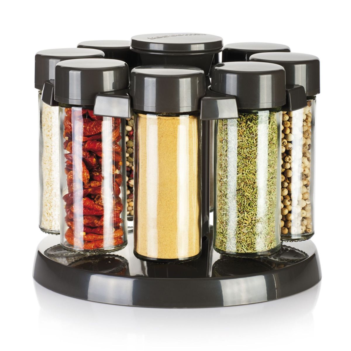 TESCOMA - Tarro Para Especias Rotatorio 8 Piezas