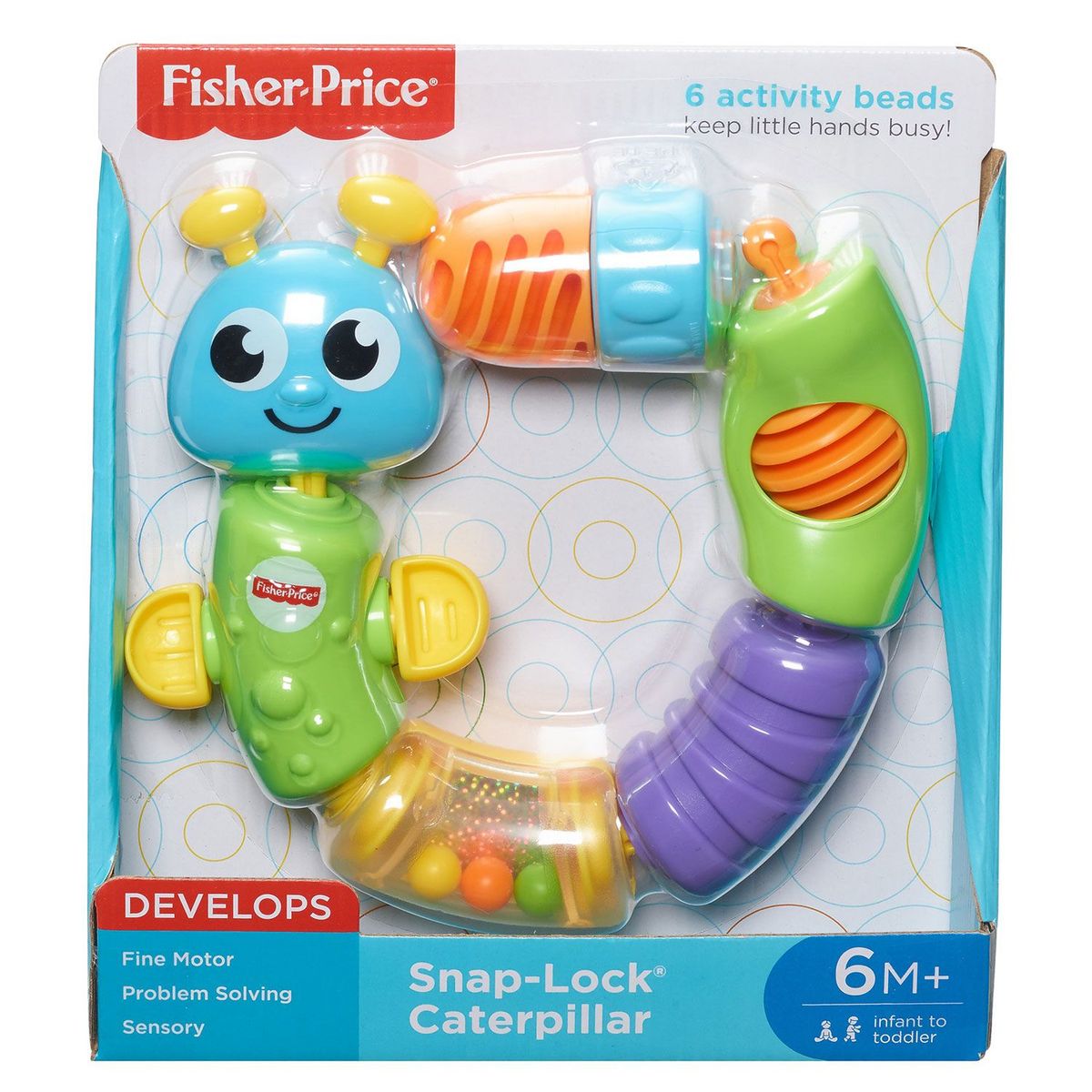 FISHER PRICE - Fisher-Price: Oruga Cadena de Colores
