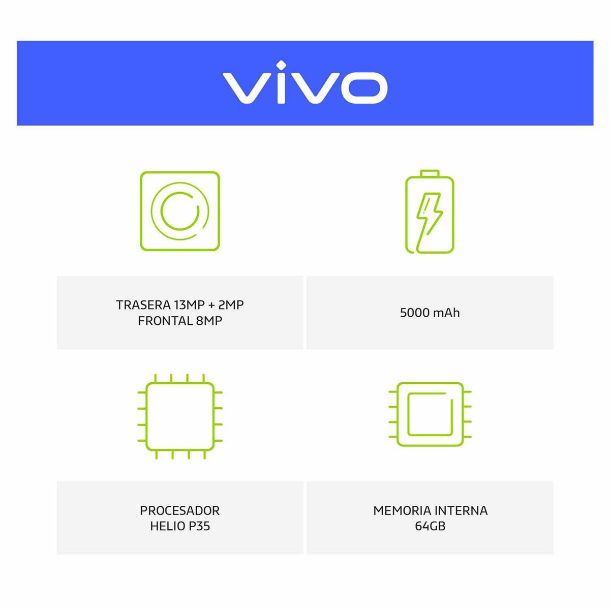 VIVO - Celular Vivo Y15S 64GB 64GB